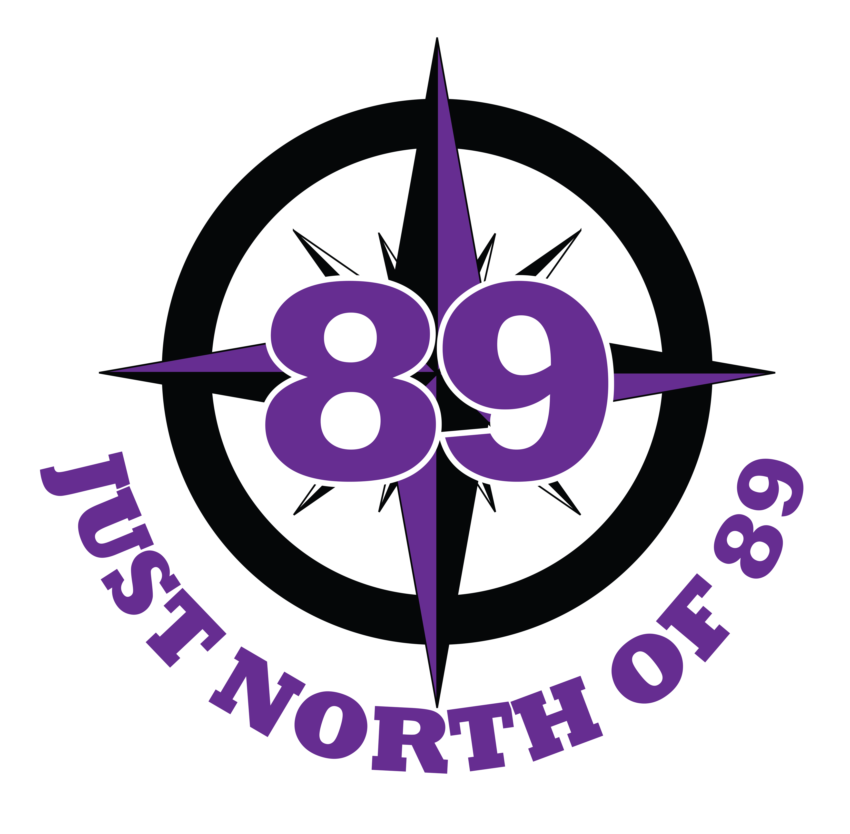 Just North of 89 Logo